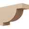 Ekena Millwork 4"W x 12"D x 8"H Classic Alpine Rough Cedar Woodgrain TimberThane Corbel, Primed Tan CORUR04X12X08ALPRCPR - alternate 1